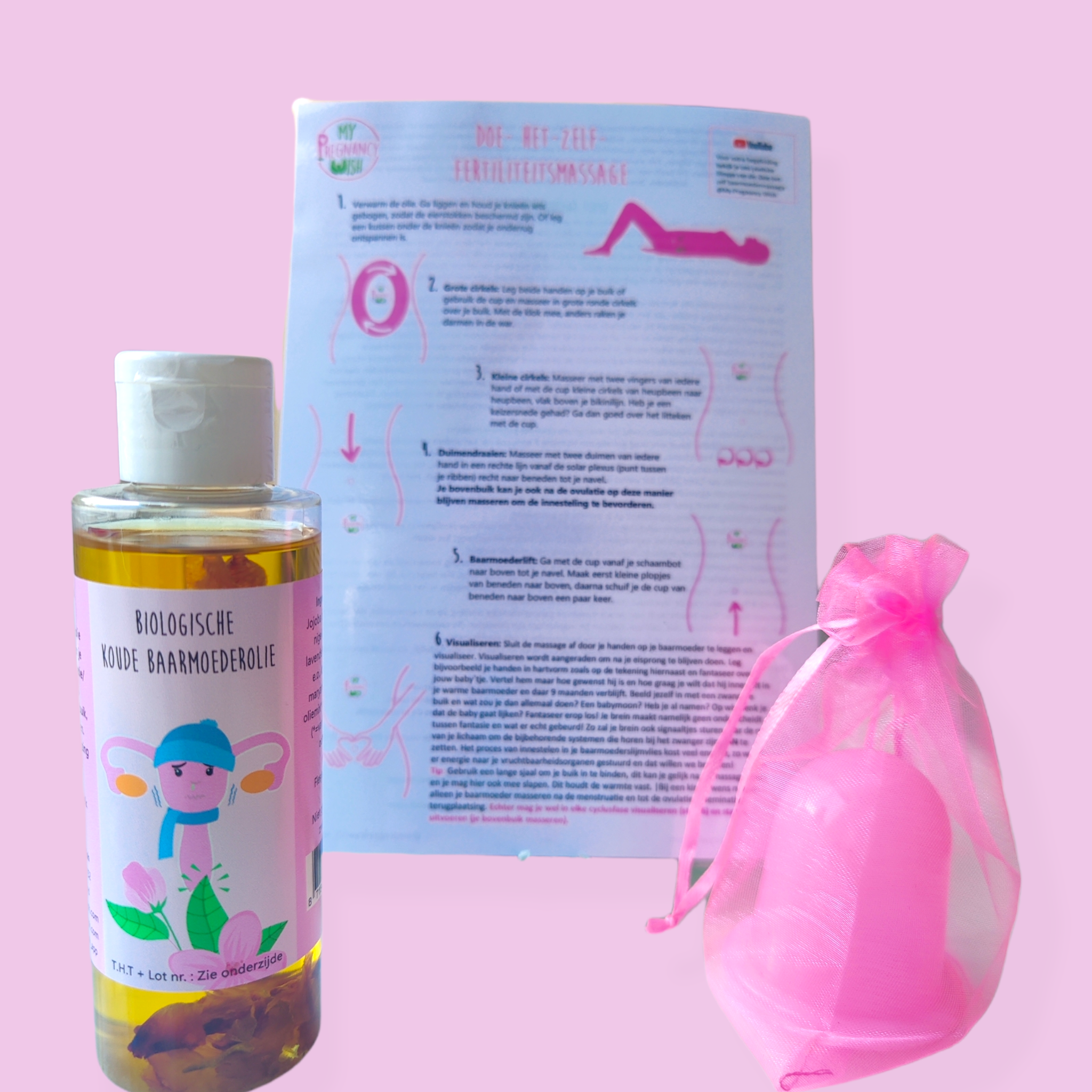 limoen details Nautisch Koude baarmoeder massage kit - My Pregnancy Wish webshop